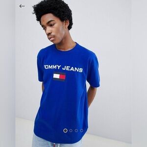 Tommy Hilfiger 90s Blue T-Shirt size XL